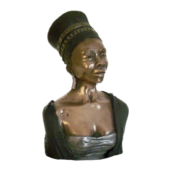 African Nubian Queen Sculpture for Sale