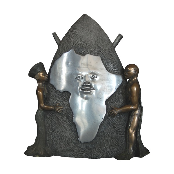 Shield of Africa Statue for Sale