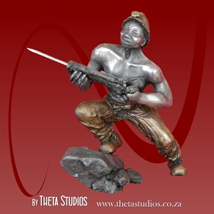Drilling Miner Sculpture Drilling Miner Sculpture for Sale